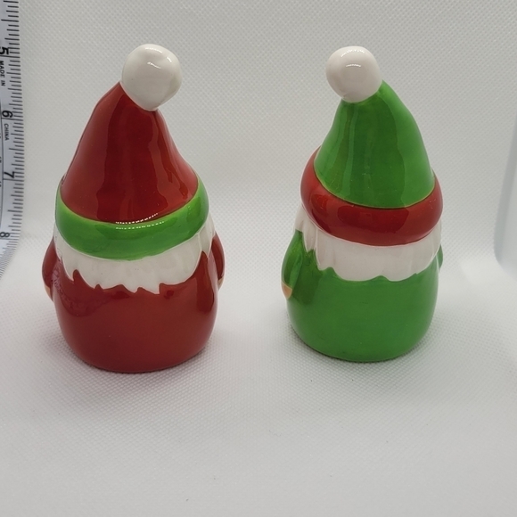 CERAMIC Gnome Salt and Pepper Minis - Picture 3 of 5
